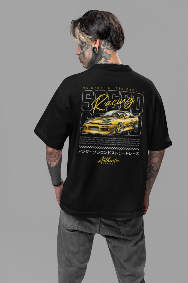 Speed Racing Oversized T-Shirt - Image 2