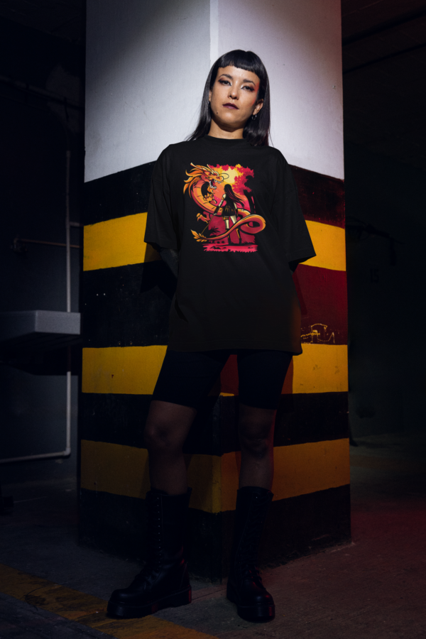 Dragon Spirit Oversized T-Shirt - Image 4