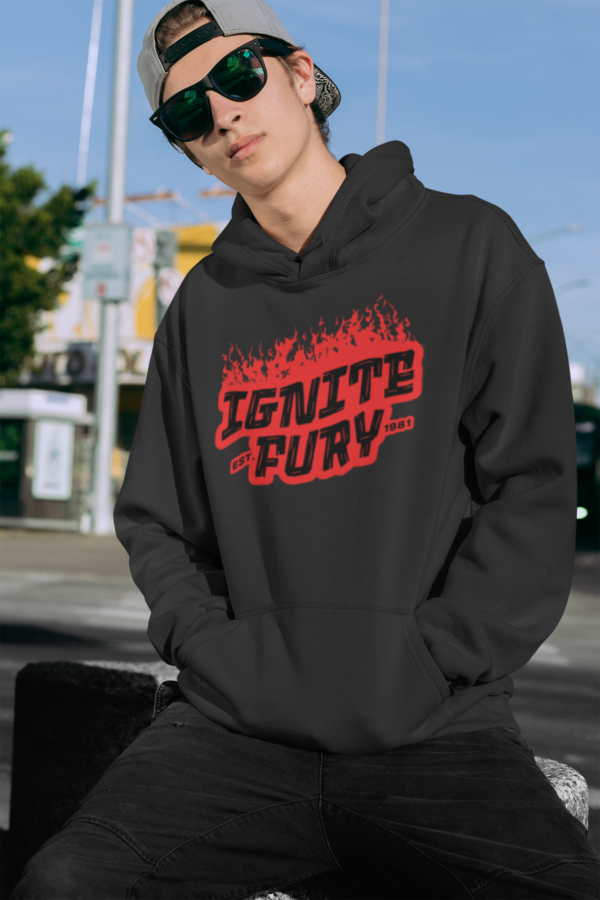 Ignite Fury Oversized Hoodie