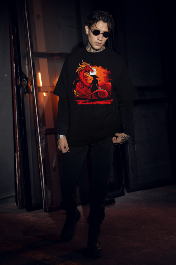 Dragon Spirit Oversized T-Shirt - Image 3