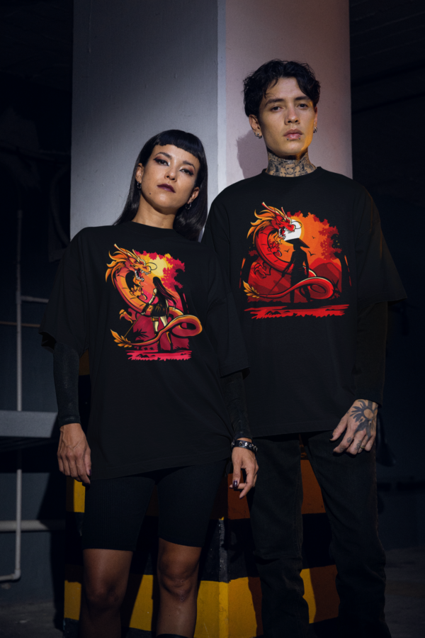Dragon Spirit Oversized T-Shirt - Image 2