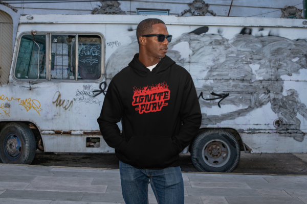 Ignite Fury Oversized Hoodie - Image 3